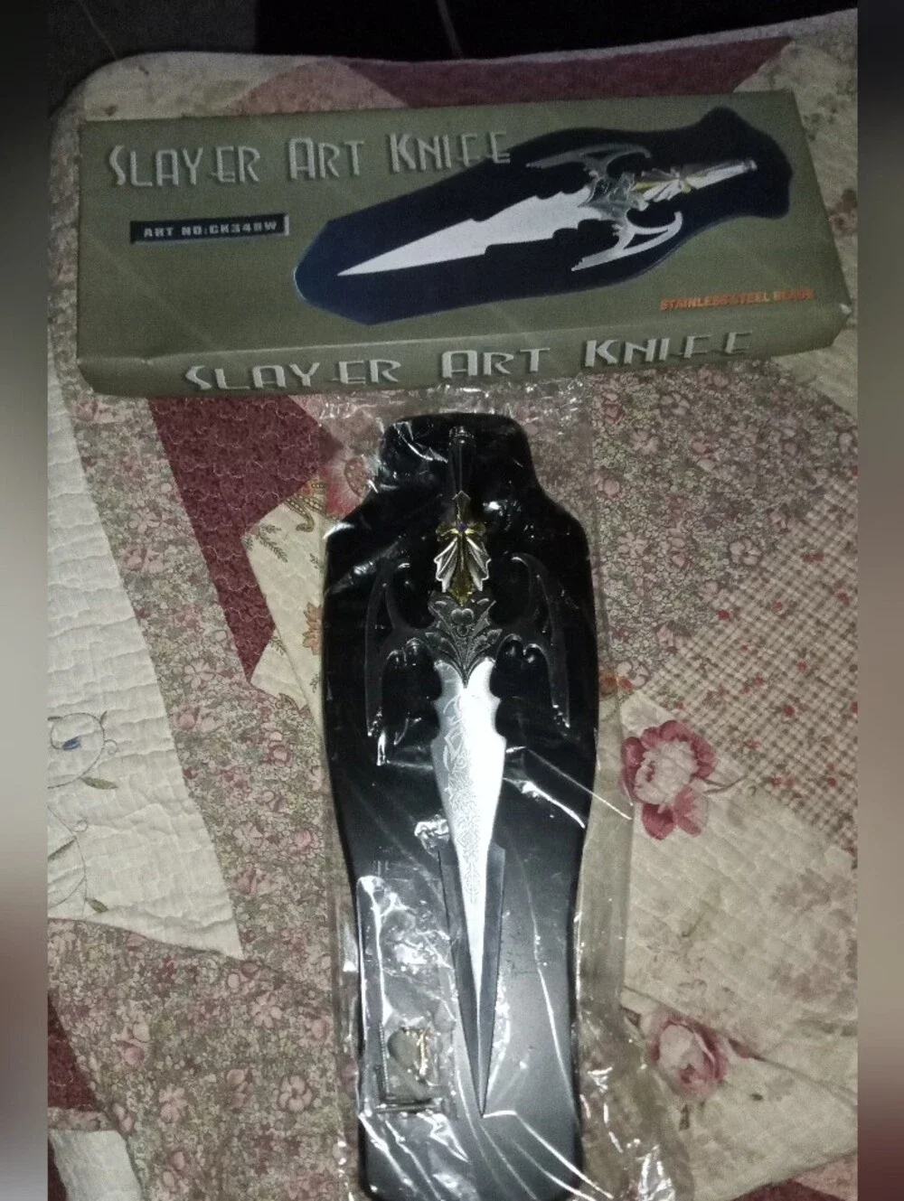 VERY RARE NIB 17.5 Inch Stainless Steel Slayer Art Knife ART NO:CK349W